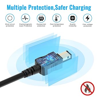 EH-67 USB Charging Power Cord AC Adapter for Nikon Coolpix Cameras. | EH67 Power Cable for Nikon Coolpix L100 L105 L110 L120 L310 L320 L330 L340 L810 L820 L830 L840 B500.