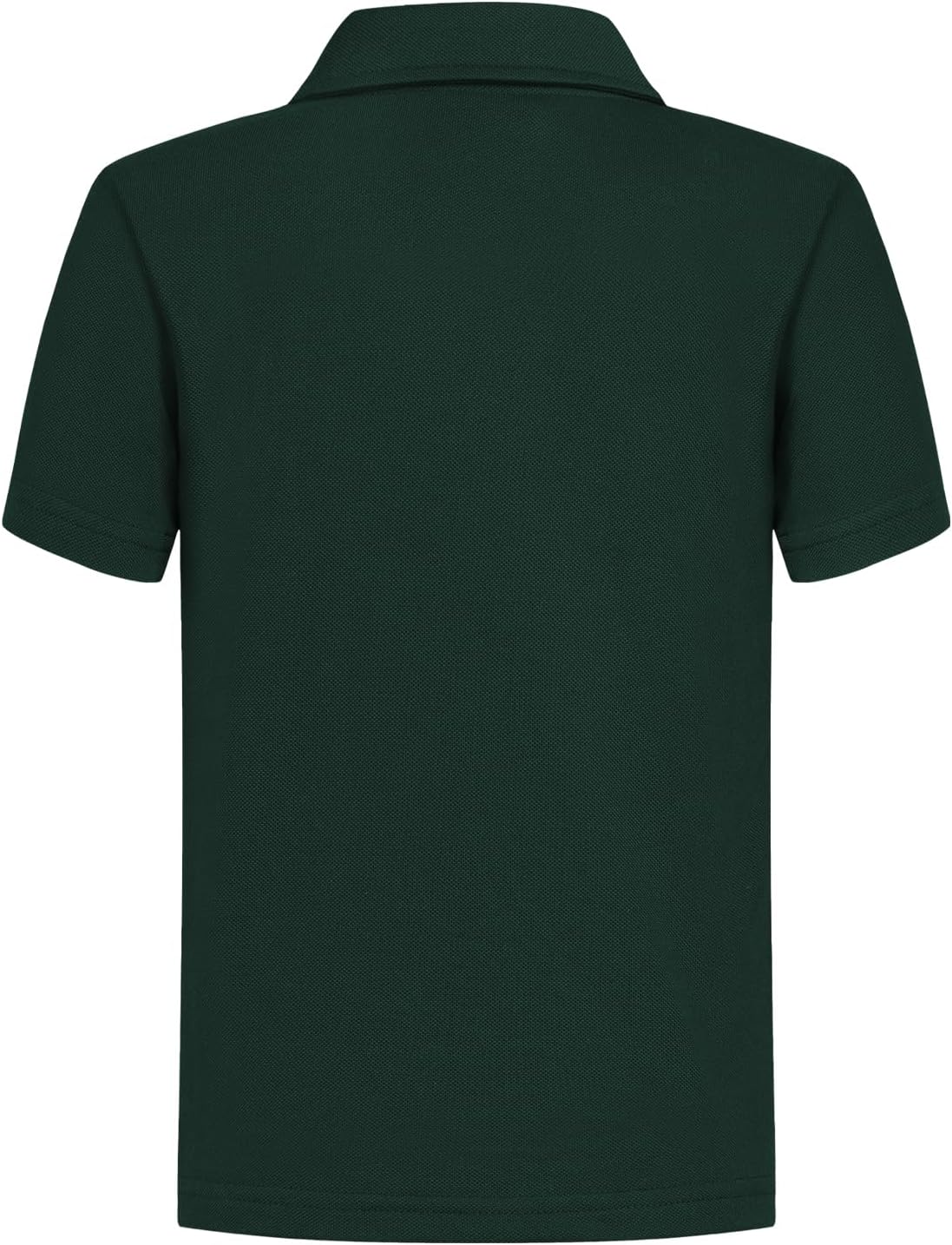 QBK Toddler to Youth Boys' School Uniform Pique Polo Kids Short Sleeve Collared Golf Shirt - Image 3