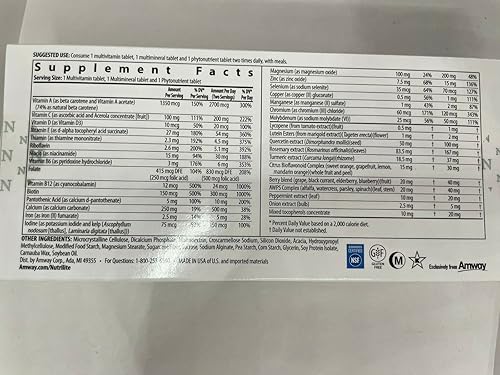 Nutrilite Double X Gold 62 Tabletas 31 Día Suministro