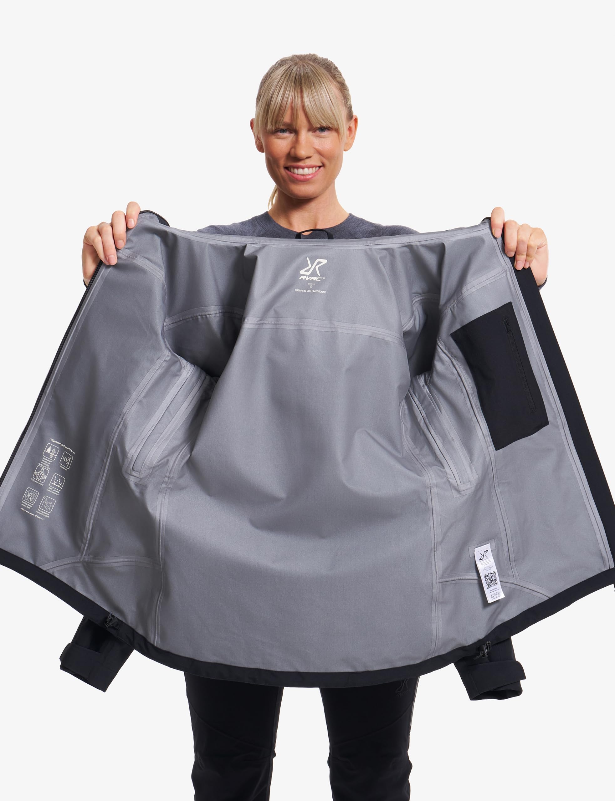 RevolutionRace Silence Proshell 3L Jacket da Donna, Giacca da Donna, giacca aerata e impermeabile per Trekking e altre attività all'aria aperta