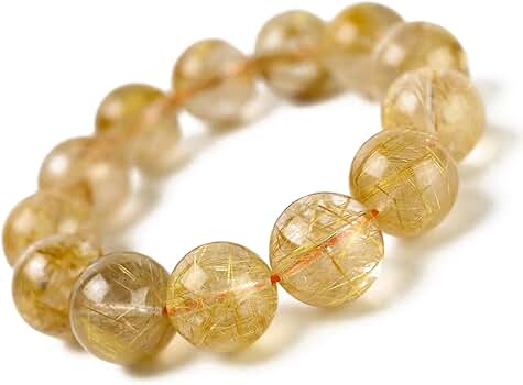 昇仙峡ジュエリータウン、￼ルチル15mm~16mm￼ブレスレットパワーストーン￼ Amazon | [英雅堂] ジュエリータウン昇仙峡 ルチルクォーツ