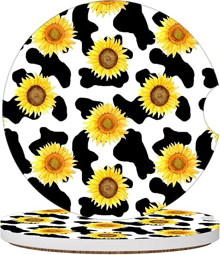 Miniatura 8 de 2 unidades de posavasos de árbol camuflaje para portavasos, posavasos de cerámica para portavasos de coche, posavasos absorbentes para portavasos de