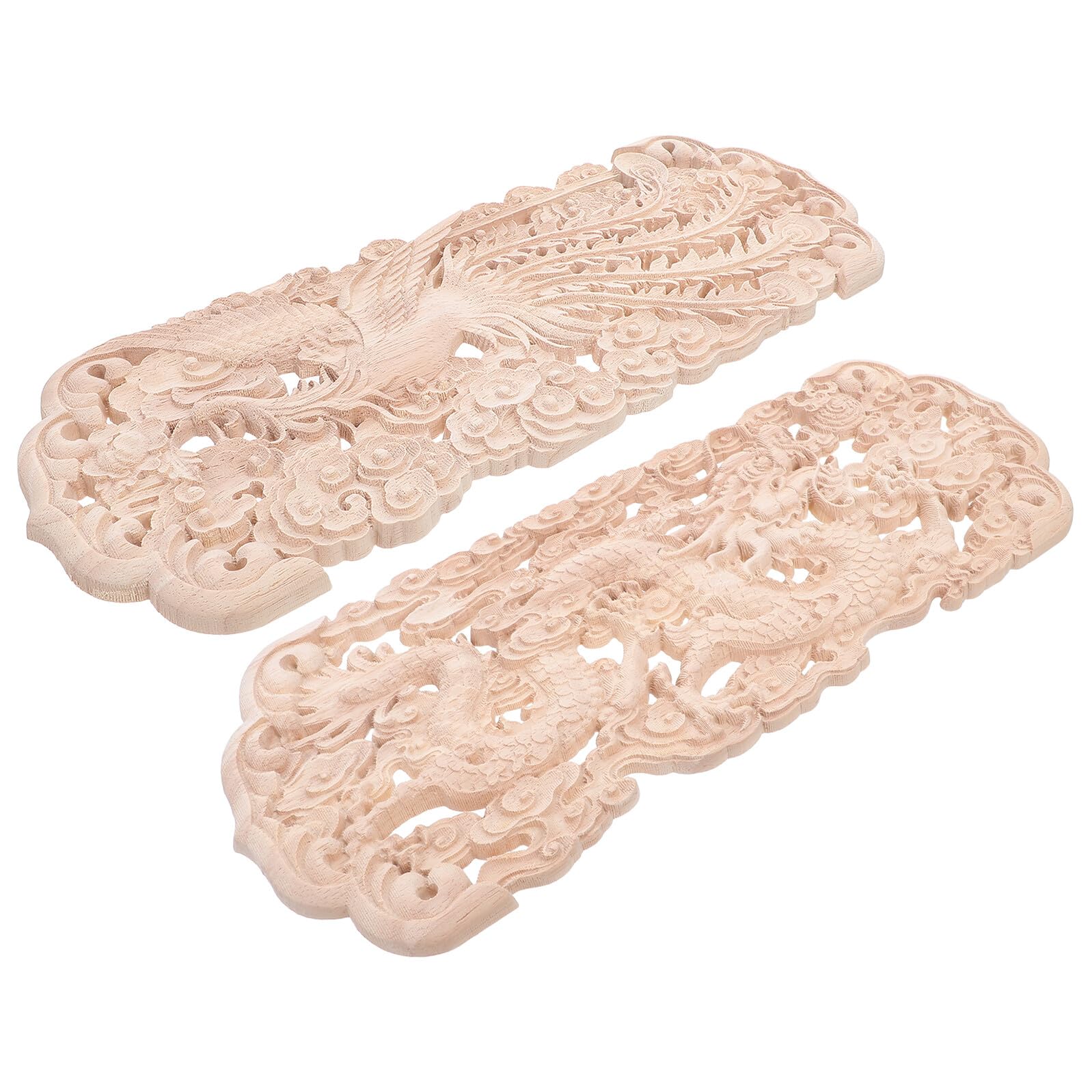Appliques bois sculpté ornements décoratifs pour moulure murale chic