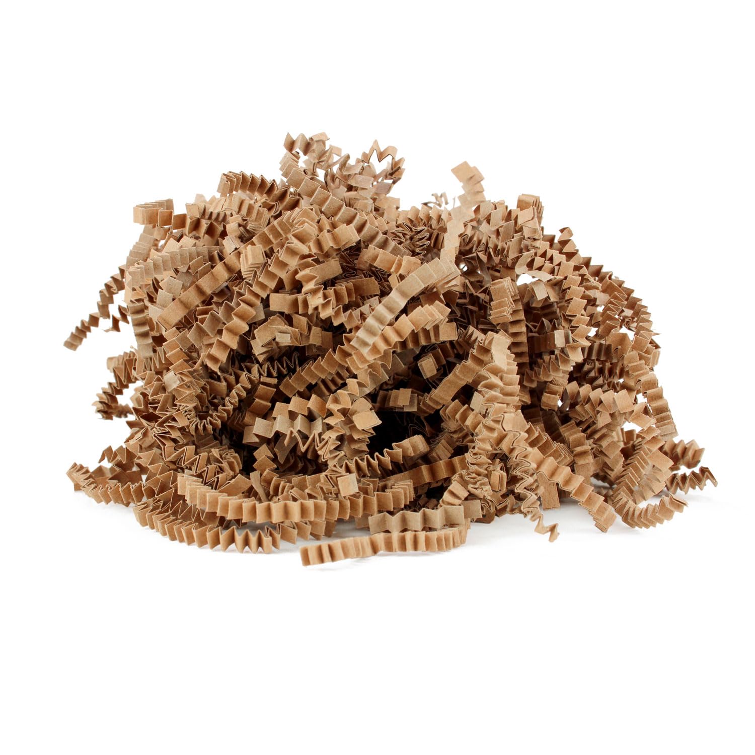 Gadsby Shredded Crinkle ZigZag Kraft Paper, Shredded Paper for Hampers, Manilla (5kg)