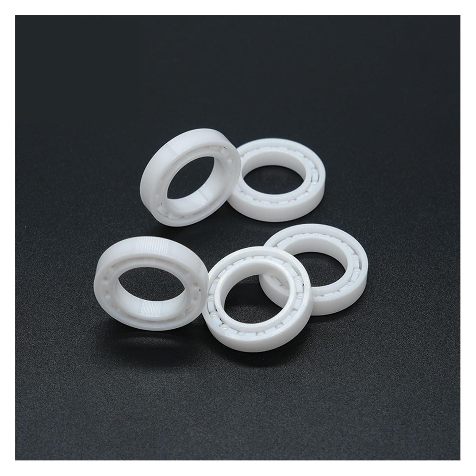 Namiar, 1 szt. 15X24X5 Mm 6802 ABEC-9 Pełne łożysko ceramiczne Cyrkonia ZrO2 Łożysko kulkowe Lucky
