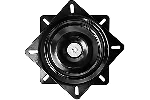 MySit 6.25" Replacement Swivel Plate for Recliner Chair with Ball Bearing