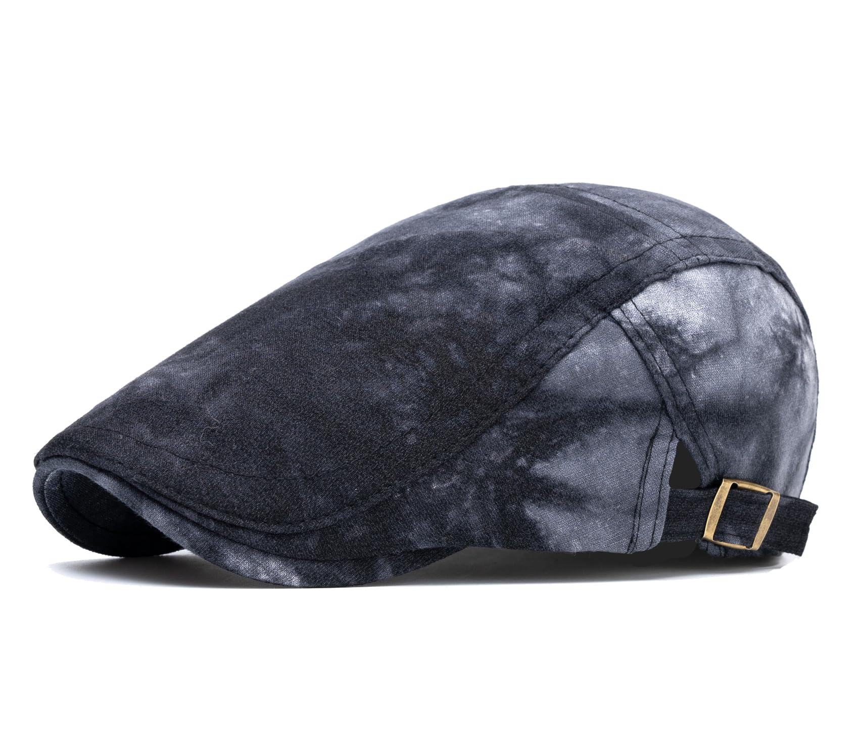 Quanhaigou Unisex Denim Newsboy Hats Flat Ivy Gatsby Cabbie Driving Berets Hat Cotton Dad Cap for Men Women