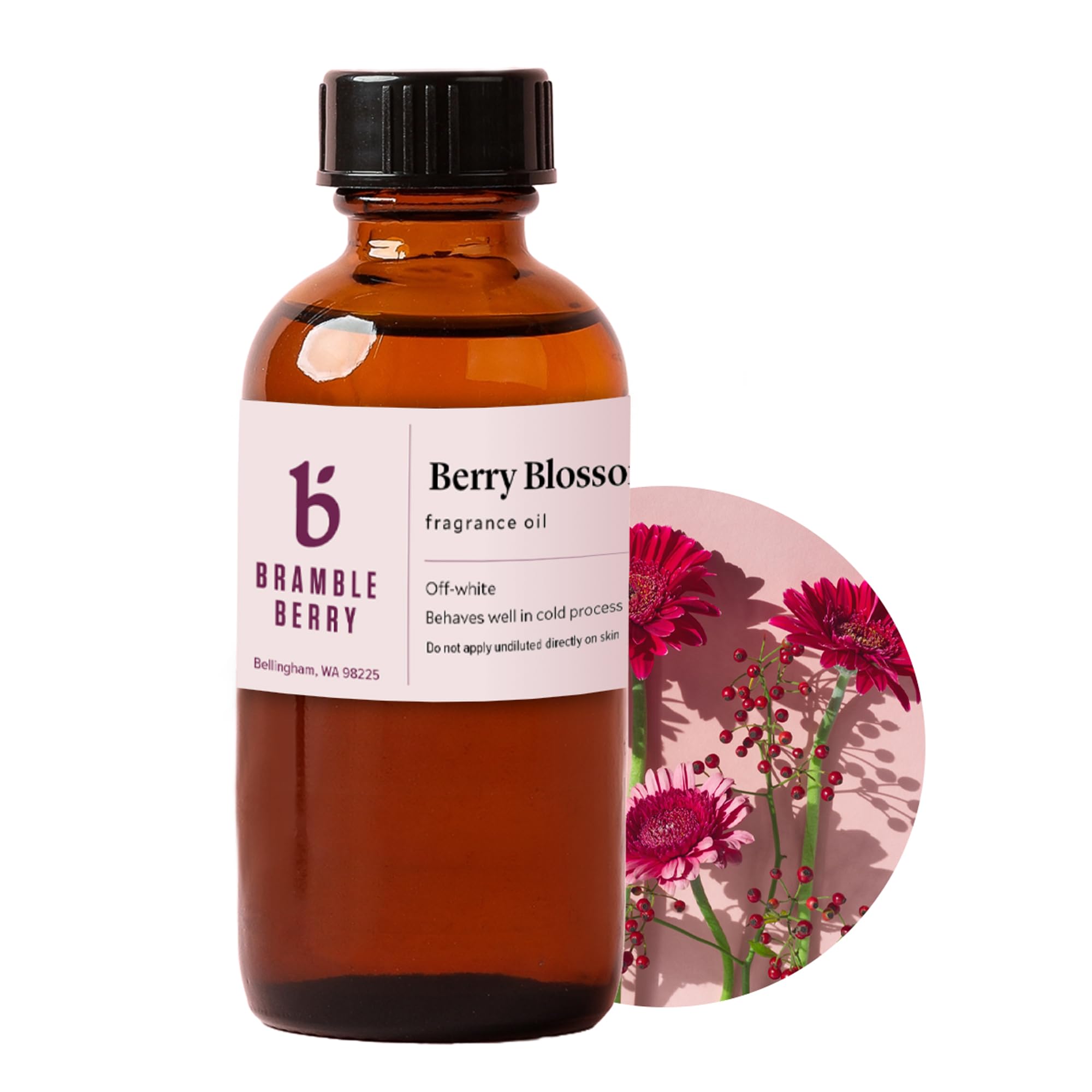 Bramble Berry Berry Blossom Sweet Fruit &amp; Floral Scent for Soap Making, Candles, Lotion, Bath Bombs &amp; Perfume | Skin Safe, Vegan, Paraben &amp; Phthalate Free, DIY Craft Essential