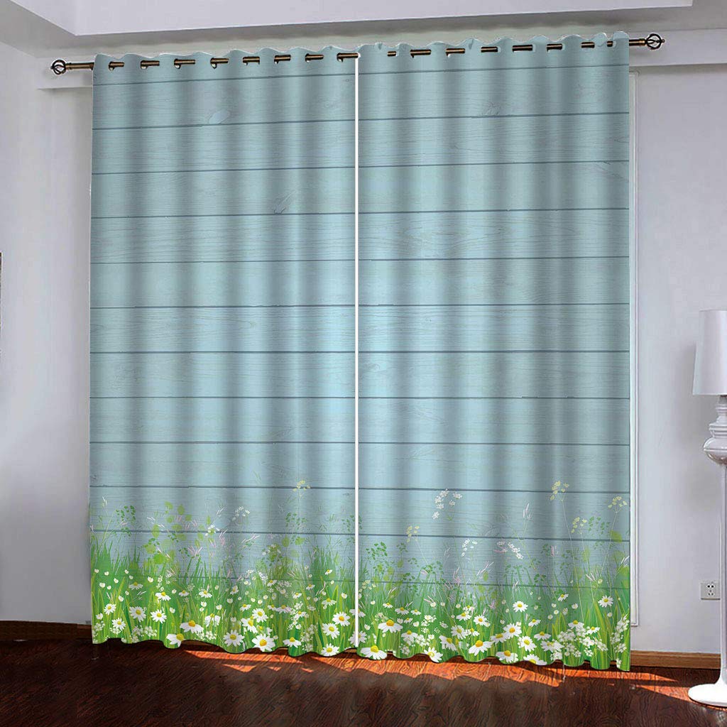 Rideaux isolants thermiques anti froid et chaleur pour chambre moderne vert lac
