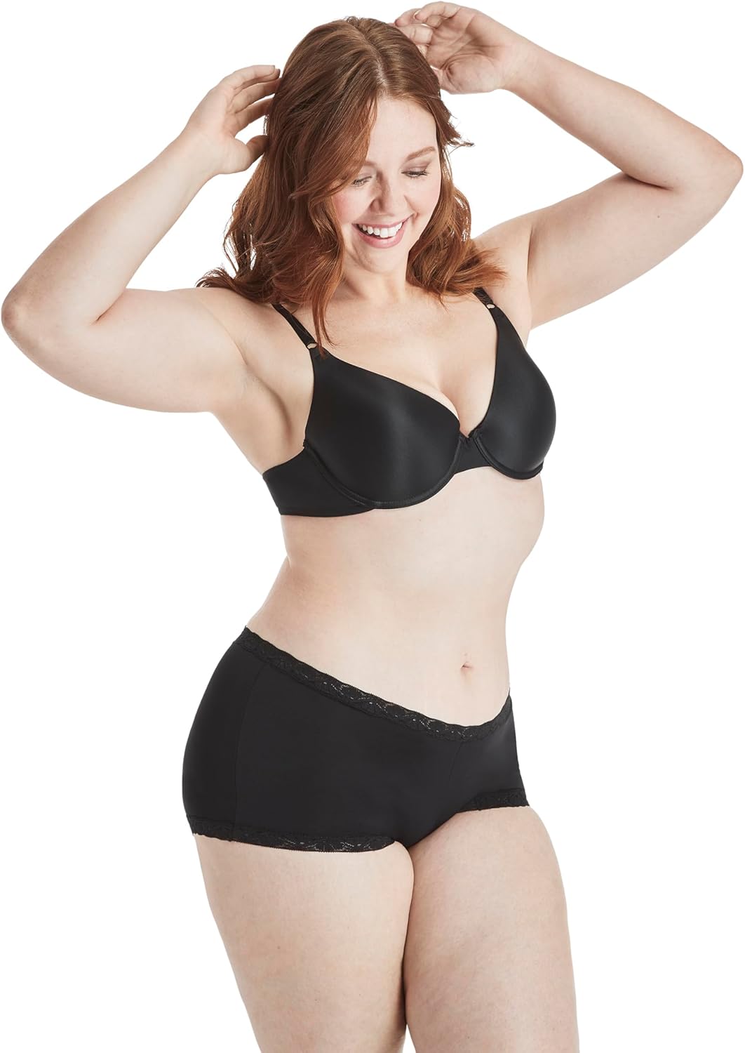 Maidenform Women's Underwear Boy Shorts Pack, 3-Pack, Microfiber Boy shorts Underwear Women Pack, Lace Panties for Women - Image 4