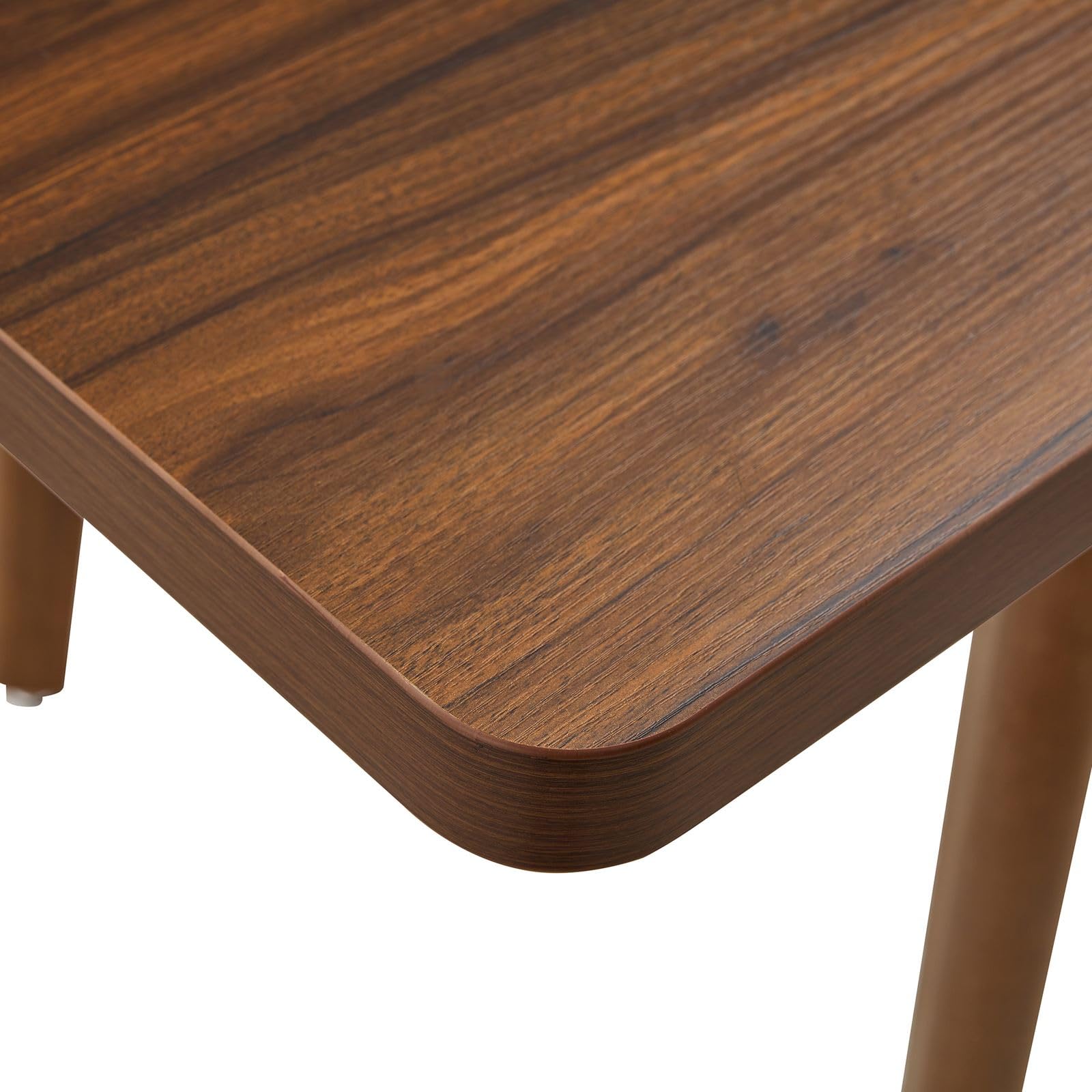 IDIMEX Esstisch NERI 140-180 x 80 cm ausziehbar, Nussbaum Finish - Esszimmertisch mit rechteckiger Tischplatte aus MDF, Tisch mit ausziehbarer Funktion, Küchentisch ideal für Essbereich.