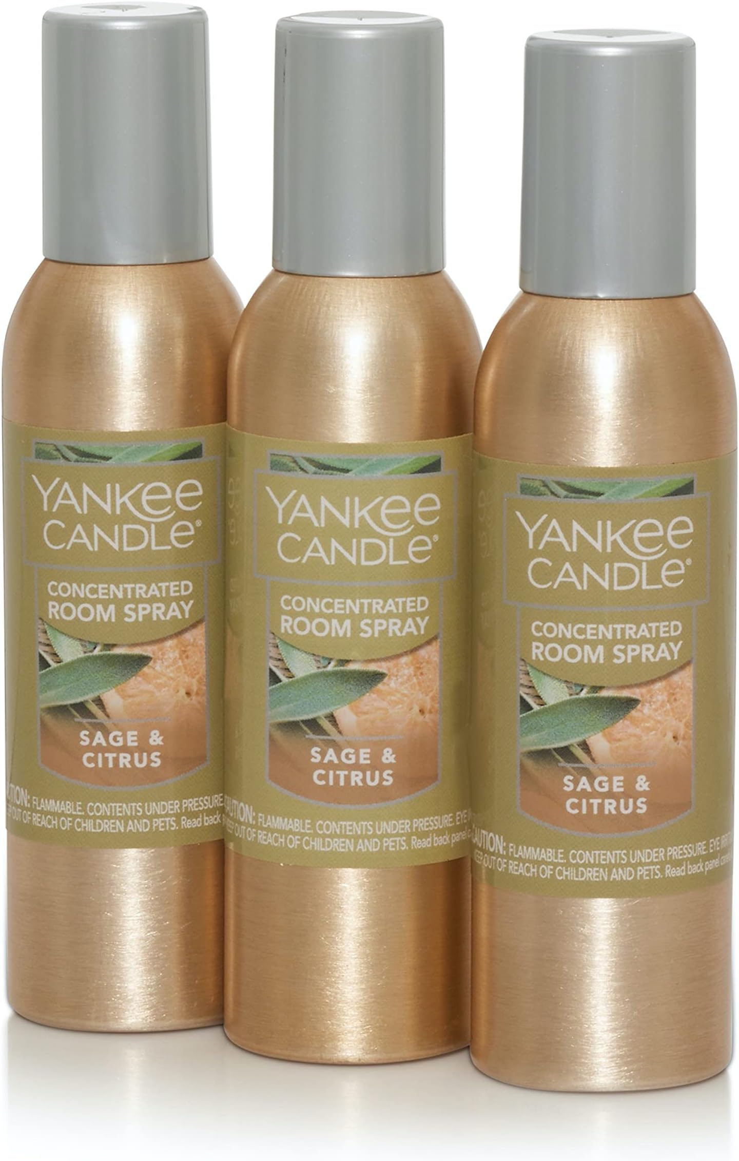 Yankee Candle Concentrated Room Spray 3-Pack (Sage & Citrus)