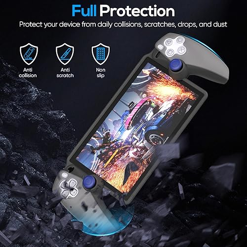 Vista 15 de FYOUNG Protective Case for Playstation Portal, Silicone Soft Grip Cover Case Protector with Full Protection and Non-Slip Thumb Grips Accessories Kit