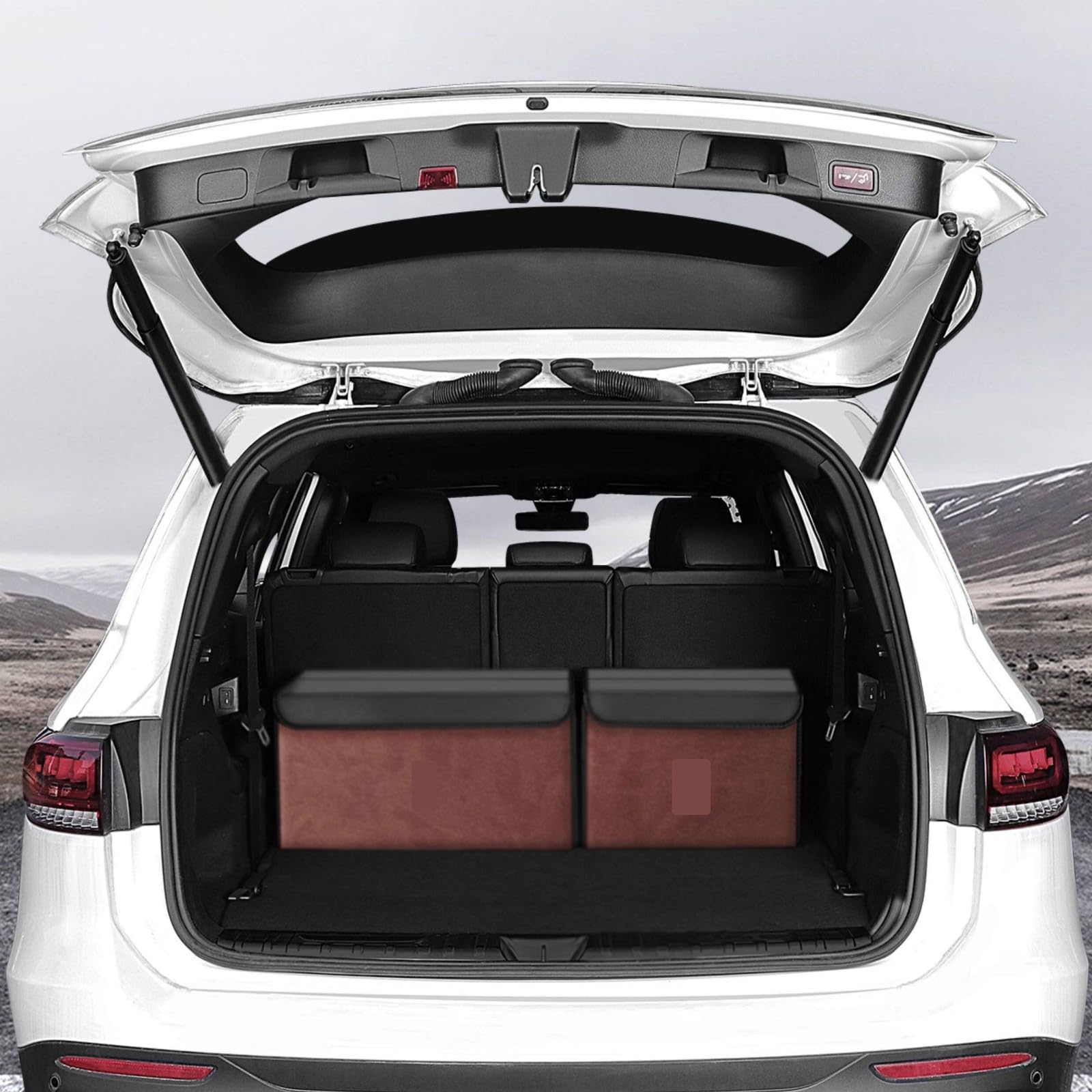 Auto kofferraum organizer für Volkswagen Golf Alltrack(2017-2020) Zubehör kofferraumtasche Maßgeschneiderte perfekt für Einkäufe,Werkzeuge,Camping-Ausrüstung