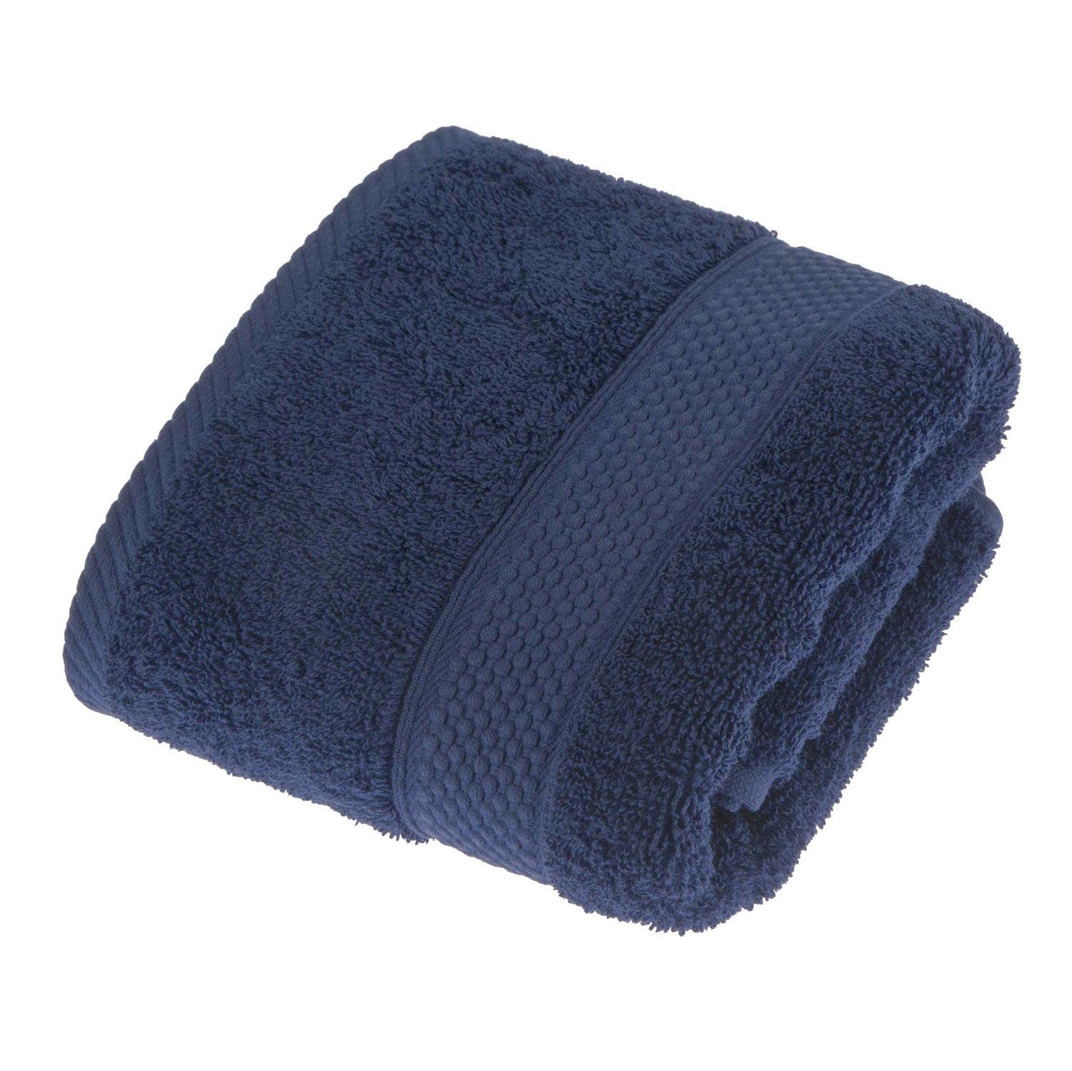 HOMESCAPES Light Blue Turkish Cotton Set of 4 Face Cloths Flannel Super Soft Thick & Absorbent 500 GSM Towel Heavy Weight for everyday Luxury — view 96