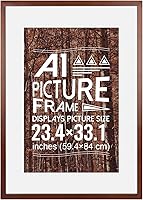 Vista 17 de Marco de 8 x 24 pulgadas, Marco Panorámico de 8 x 24 pulgadas, Marco de Poster de Madera Maciza - Colgante de Pared Horizontal y Vertical para Negro