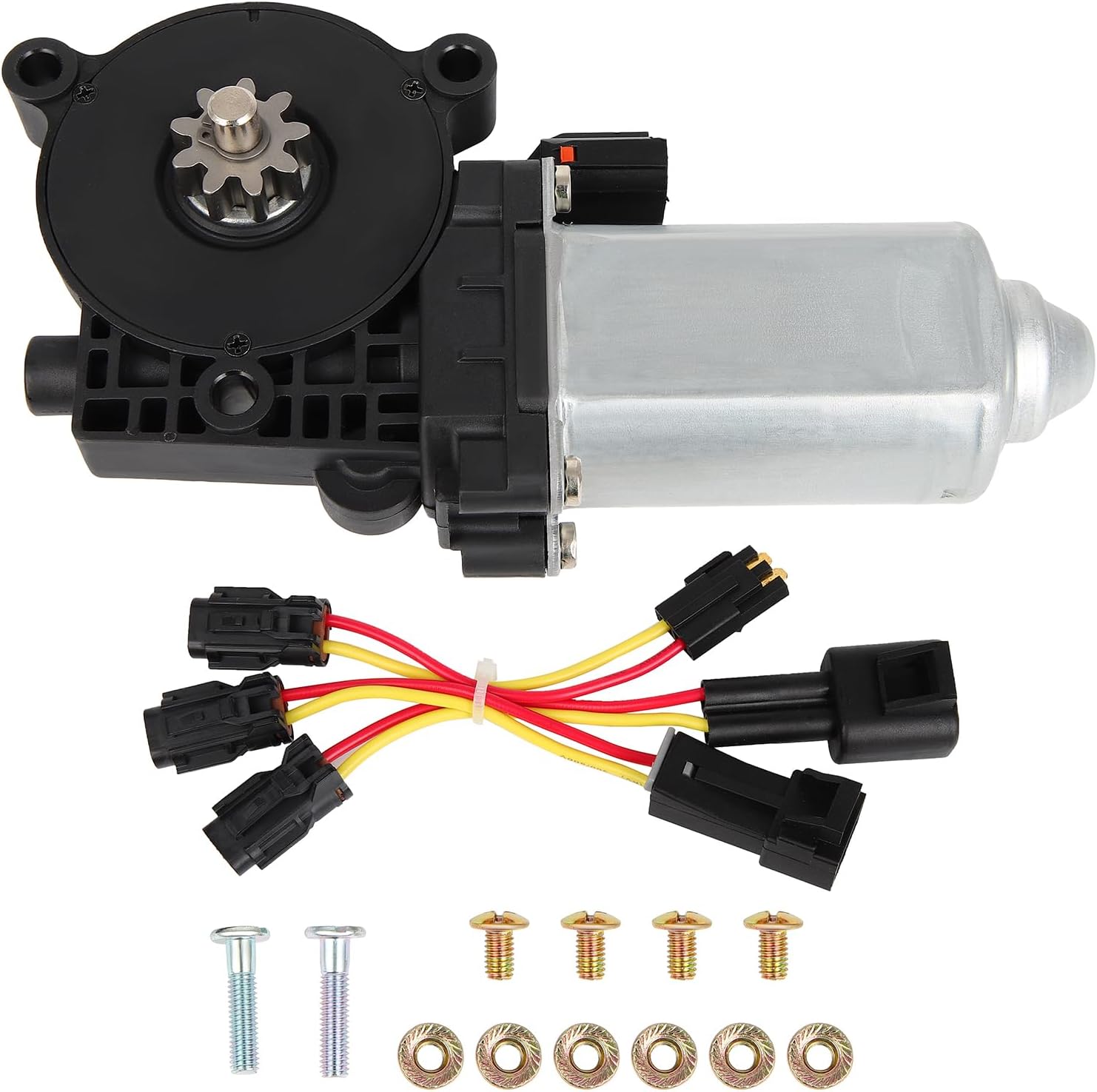 FINDAUTO 742-143 Front Left+Front Right+Rear Left+Rear Right Power Window Motor Compatible for 1991-1996 for Buick Commercial Chassis,1992-1999 for Buick Lesabre,1991-2005 for Buick Park Avenue