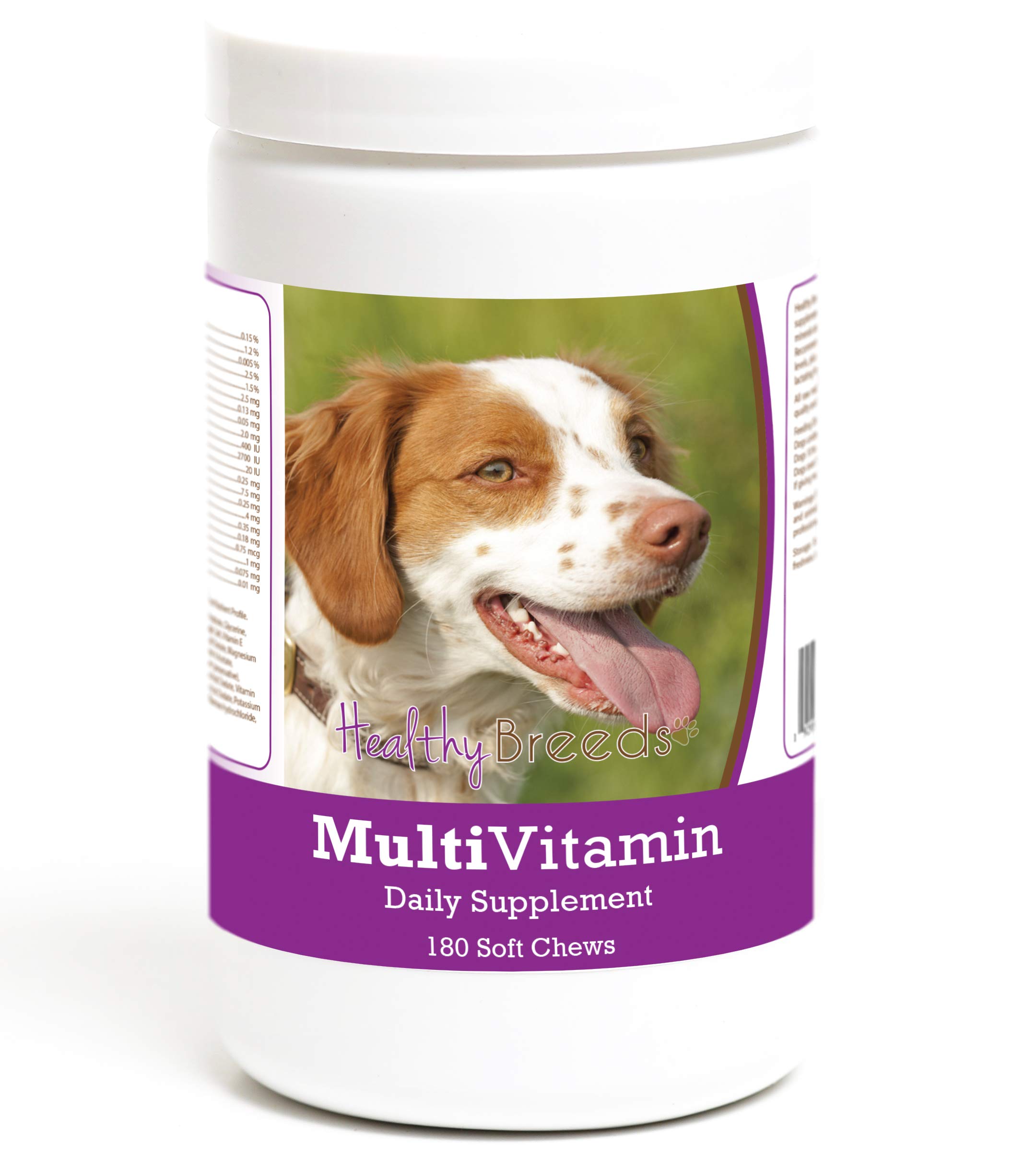 Healthy Breeds Brittany Multivitamin Soft Chew for Dogs 180 Count