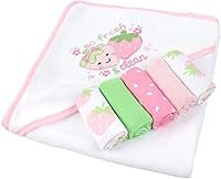 Vista 58 de Juego de toallas y paños con capucha para bebés, niños y niñas de 6 a 12 meses (sirena de mamá)