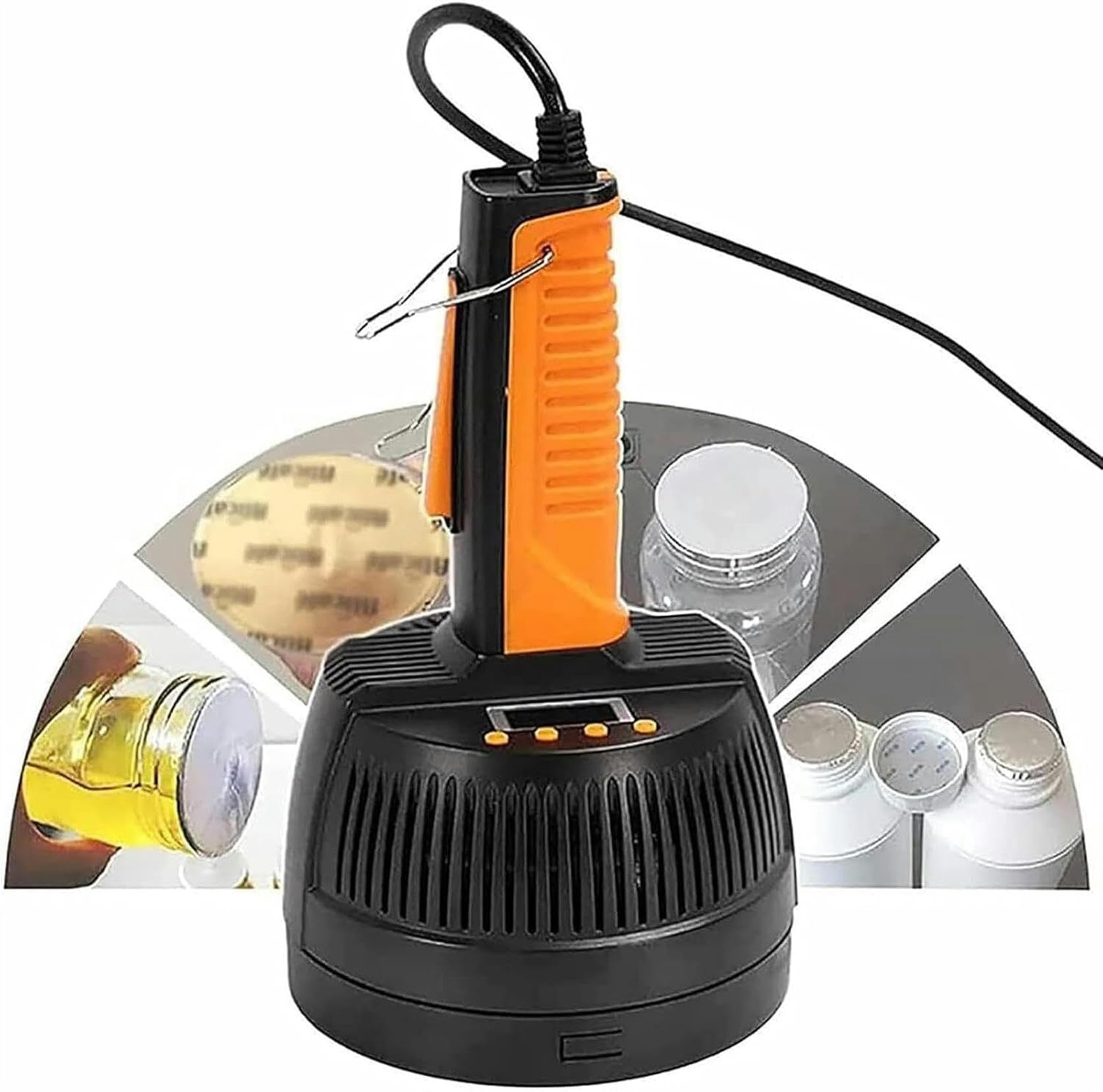 Machine de scellage de bouteilles 20-120 mm pour opercule alu et plastique