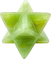 Vista 18 de Amazing Gemstone Larvikite Merkaba Crystal – Estrella de Merkaba metafísica de 1 pulgada para meditación – Cristal tetraedro energético y piedras