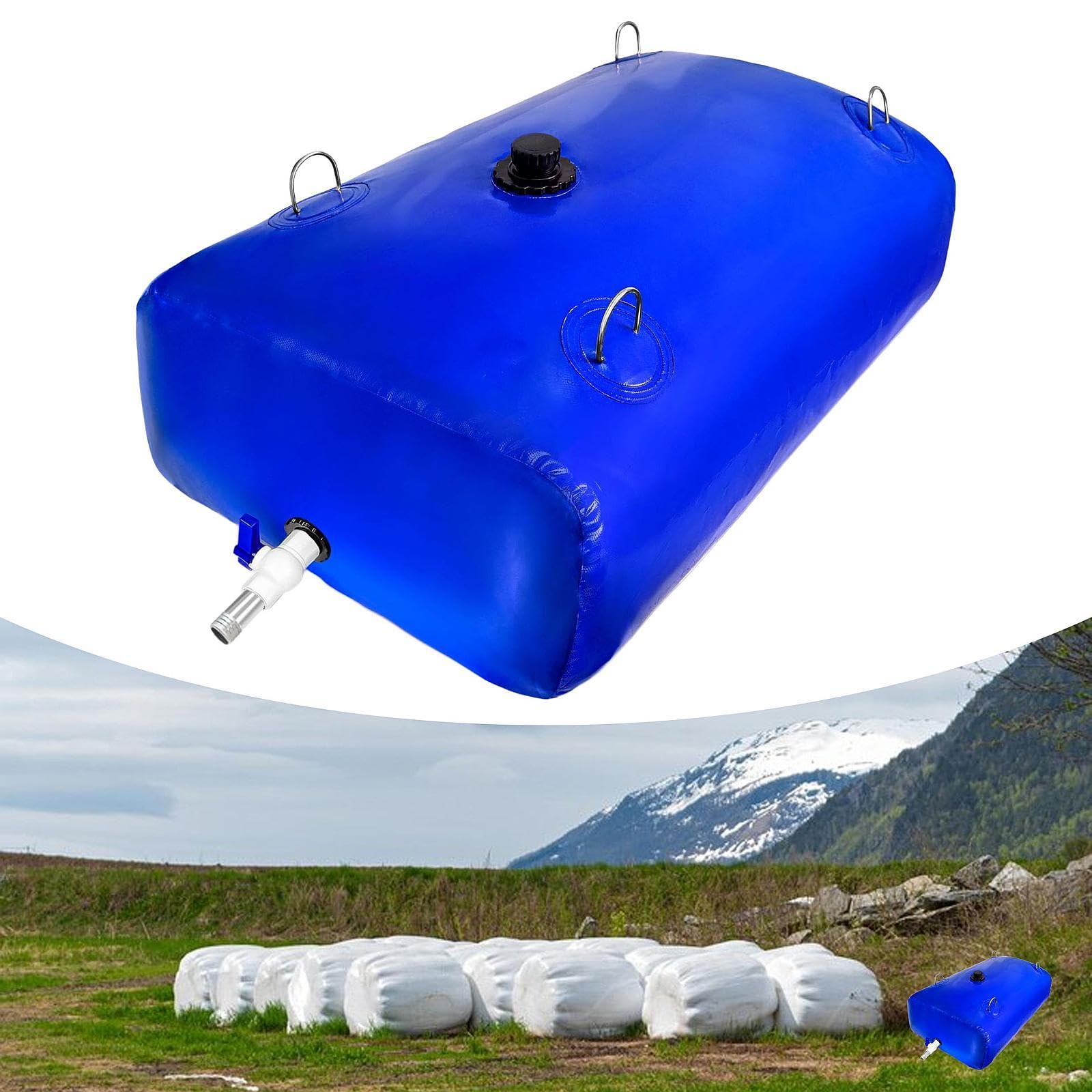 Poche à Eau Portable Grande Capacité, Réservoir d'eau Pliable, 350 L