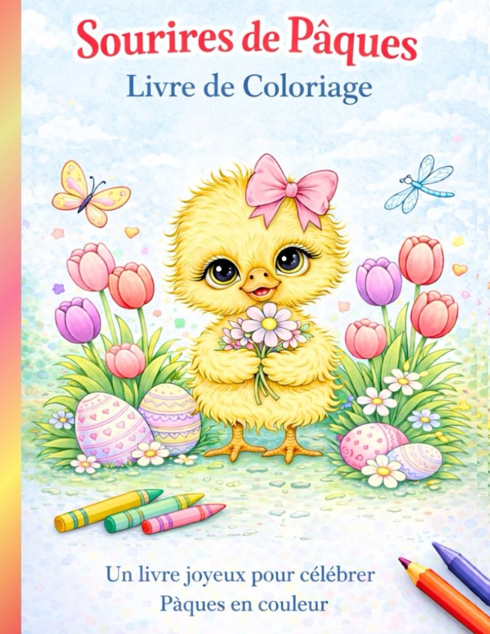Sourires de Pâques – Livre de Coloriage: Un cadeau idéal pour Pâques et des moments créatifs en famille