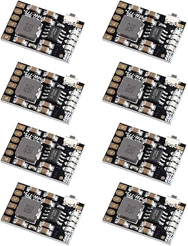 8PCS 2A 5V Charge Discharge Integrated Module 3.7V 4.2V for 18650 Lithium Battery Charging Boost Mobile Power Supply Charge and Discharge Protection Converter Protection PCB Board Module