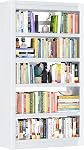 Book Shelf, 5-Tier Sturdy Bookcase, Adjustable Bookshelf, Large Capacity per Shelf, Modern Book Cases for Living Room, Home Office, Garage, Ideal for Home Organization & Stylish Upgrades