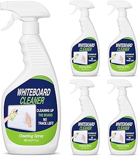 4 Pack Whiteboard Cleaner Spray 17 Fl oz Dry Erase Board Cleaning Spray Removes Stubborn Marks from Chalkboard for Classroom Chalkboard Home Office