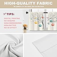 Vista 142 de Cenefas de cocina modernas con patrón de cobre marrón dorado para ventanas, cenefas opacas abstractas de marcas de arañazos y cortinas opacas