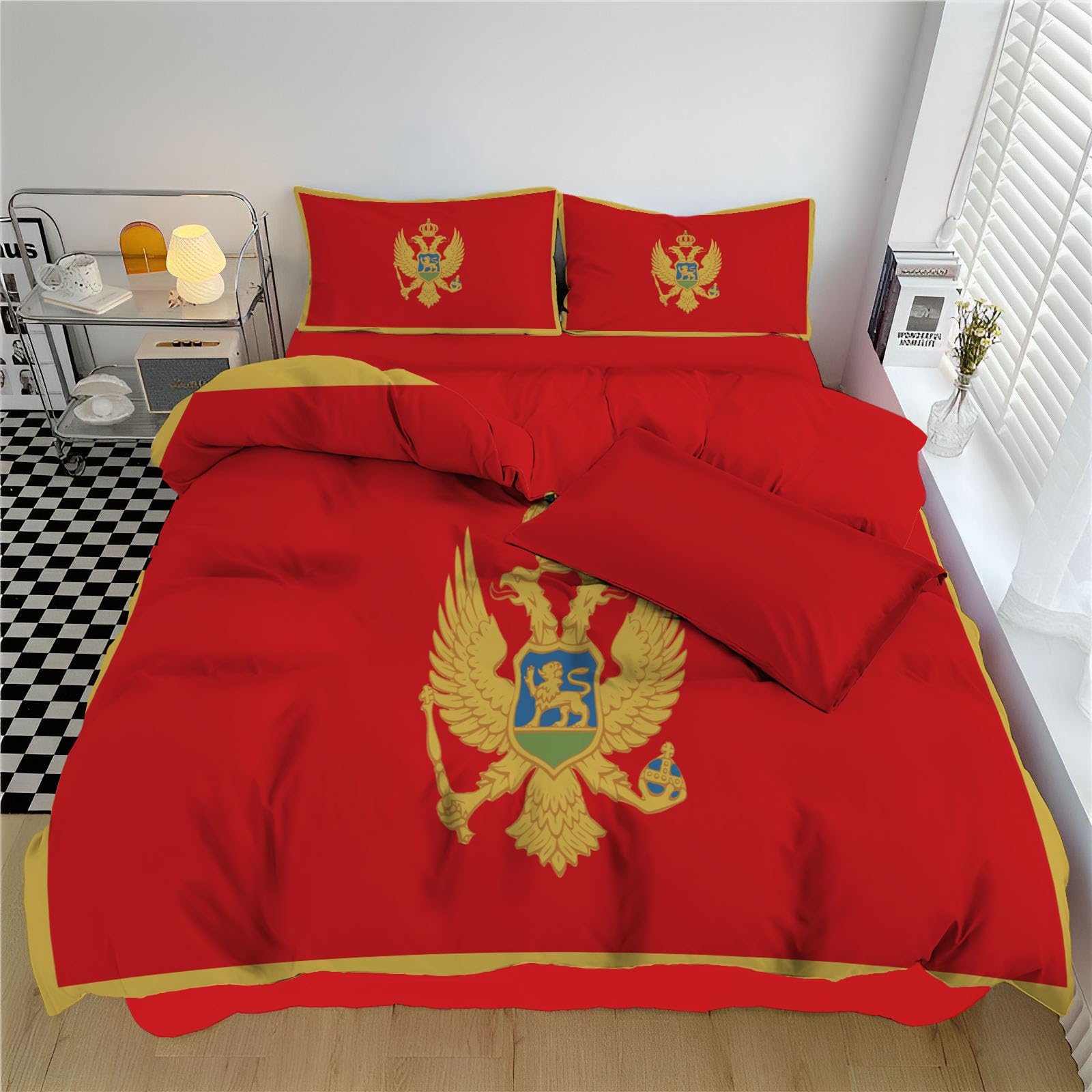 Parure housse de couette Monténégro pour illuminer la chambre d'un passionné