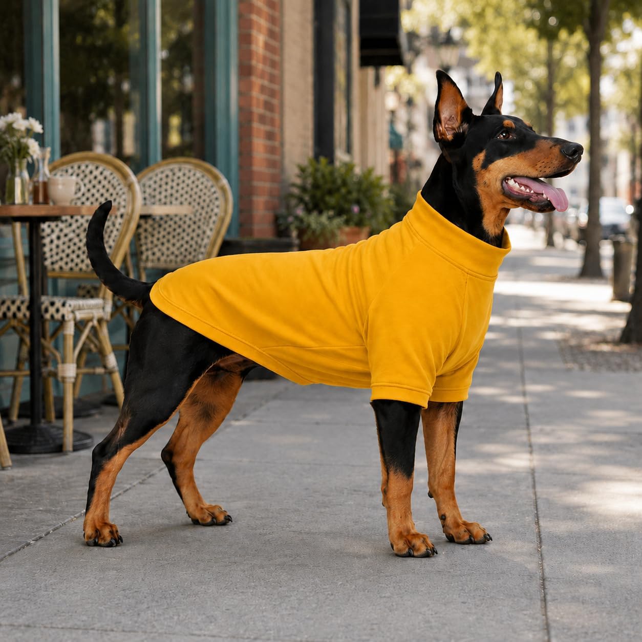Lovelonglong Dog Pullover Sweatshirt Autumn Winter Cold Weather Dog T-Shirts for Small Medium Large Size Dogs Labrador Clothes Orange XXXL