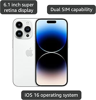 Amazon.com: Apple iPhone 14 Pro, 1TB, Silver for GSM (Renewed