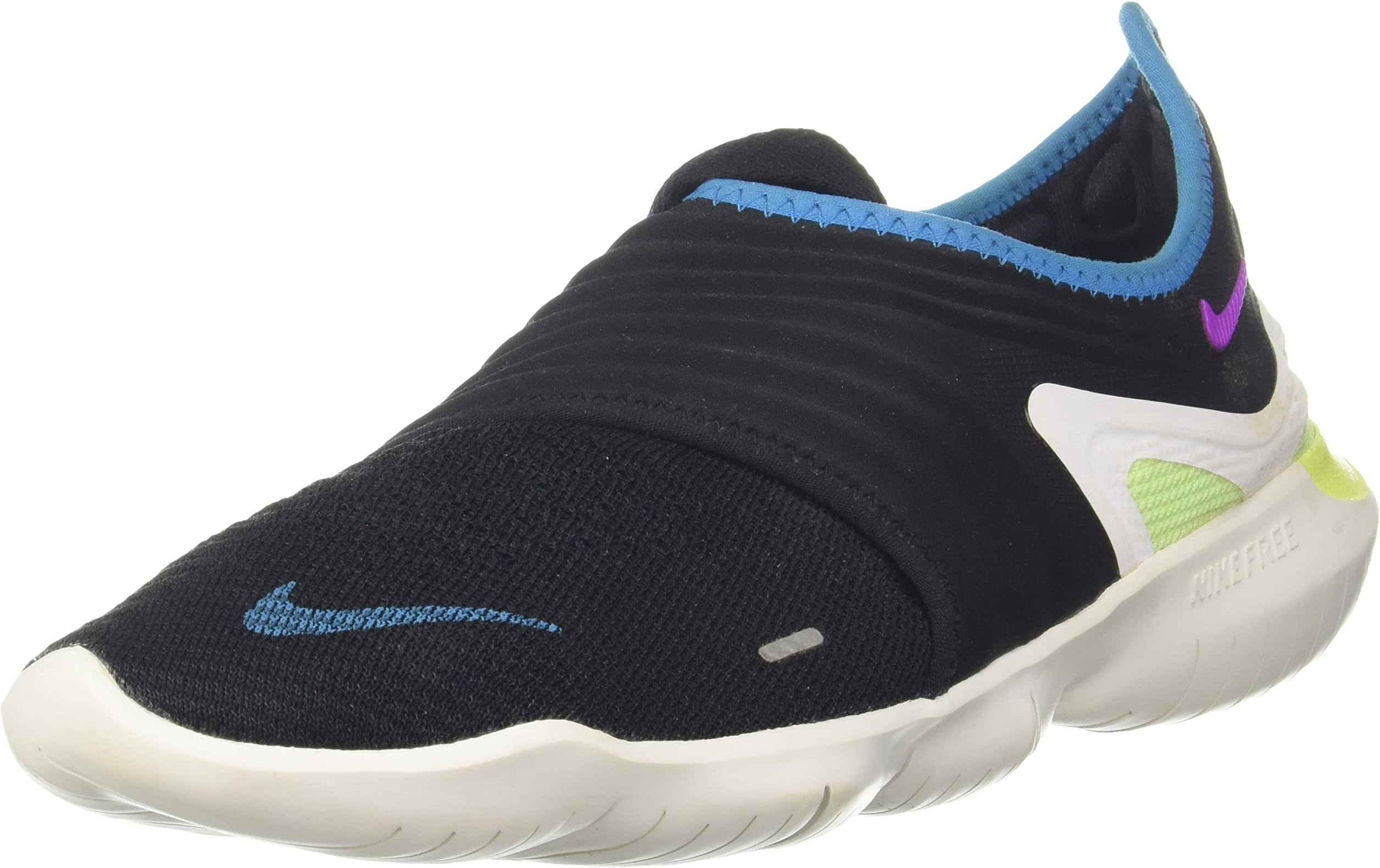 Nike Mens AQ5707-003 Fabric Low Top Lace Up Running, White/Black, Size 11.0
