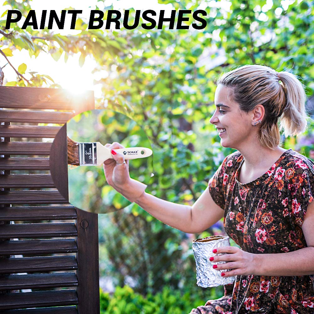 Pinceaux Professionnnels Les 5 Pièces, Pinceaux Plats, Nylon