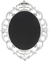 Vista 3 de Kole - Espejo de pared ovalado, color blanco