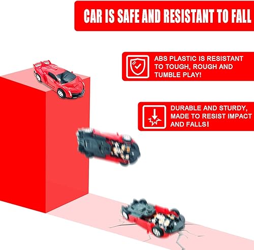 Miniatura 3 de Auto de juguete para niños pequeños de 3 a 6 años, autos de juguetes transformadores, camión de juguete impulsado por inercia para niños de 3 años,