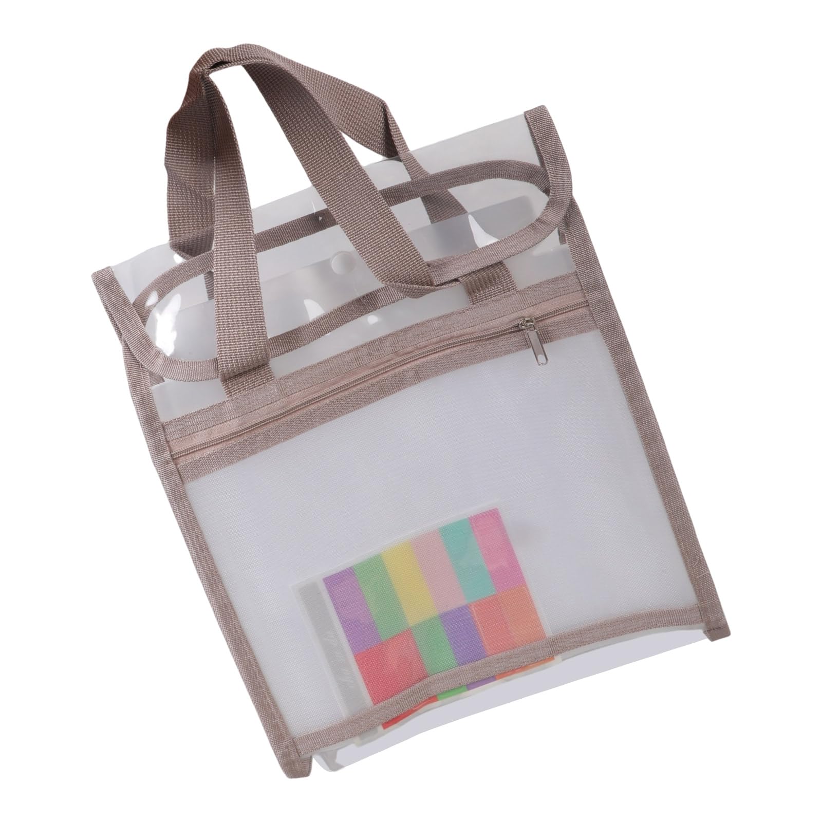 XAGMODSHN 13 Pockets Expanding Document Folder Water Resistant Clear PVC File Organiser Expandable File Organiser Sorting Expandable