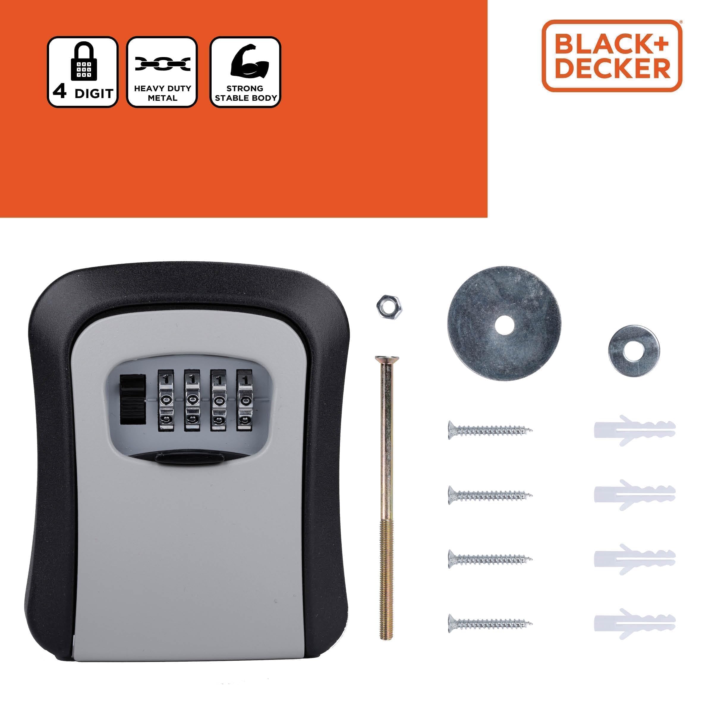 BLACK+DECKER Cassaforte con serratura a combinazione, normale