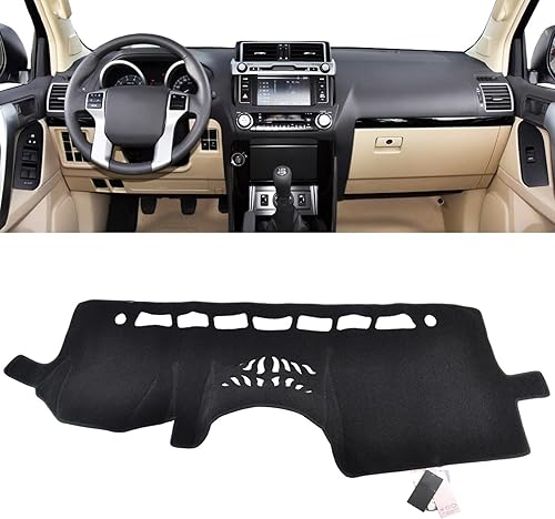 Cubierta de tablero para toyotas Prado 2010-2014 2015 2016 cubierta de tablero de instrumentos Mat cubierta de tablero cubierta de almohadilla de