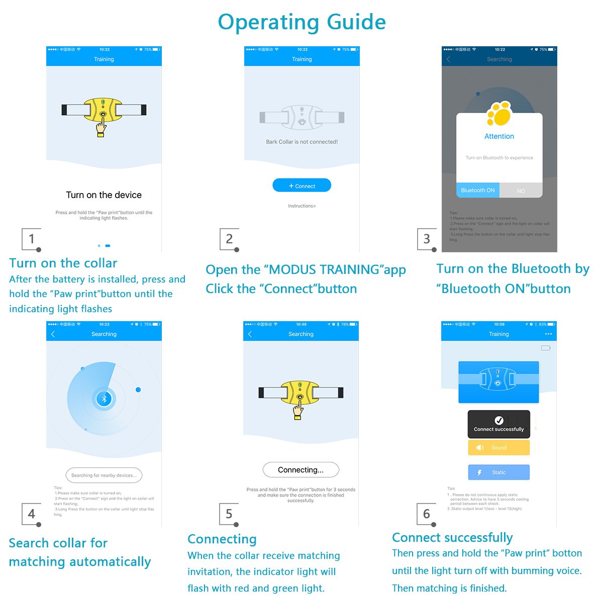 shock collar controlled by phone