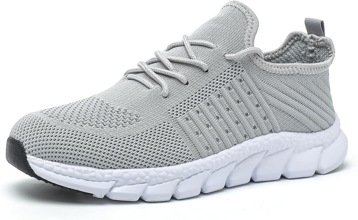 Walking Shoes for Men Women, Unisex Non Slip Breathable Running Sneakers Lightweight Casual Athletic Trainers for Gym Daily Wear