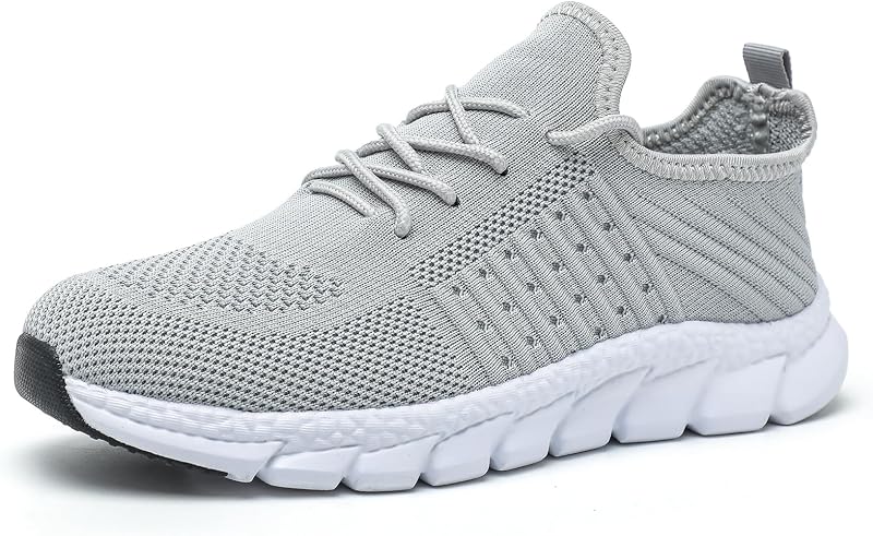 Walking Shoes for Men Women, Unisex Non Slip Breathable Running Sneakers Lightweight Casual Athletic Trainers for Gym Daily Wear