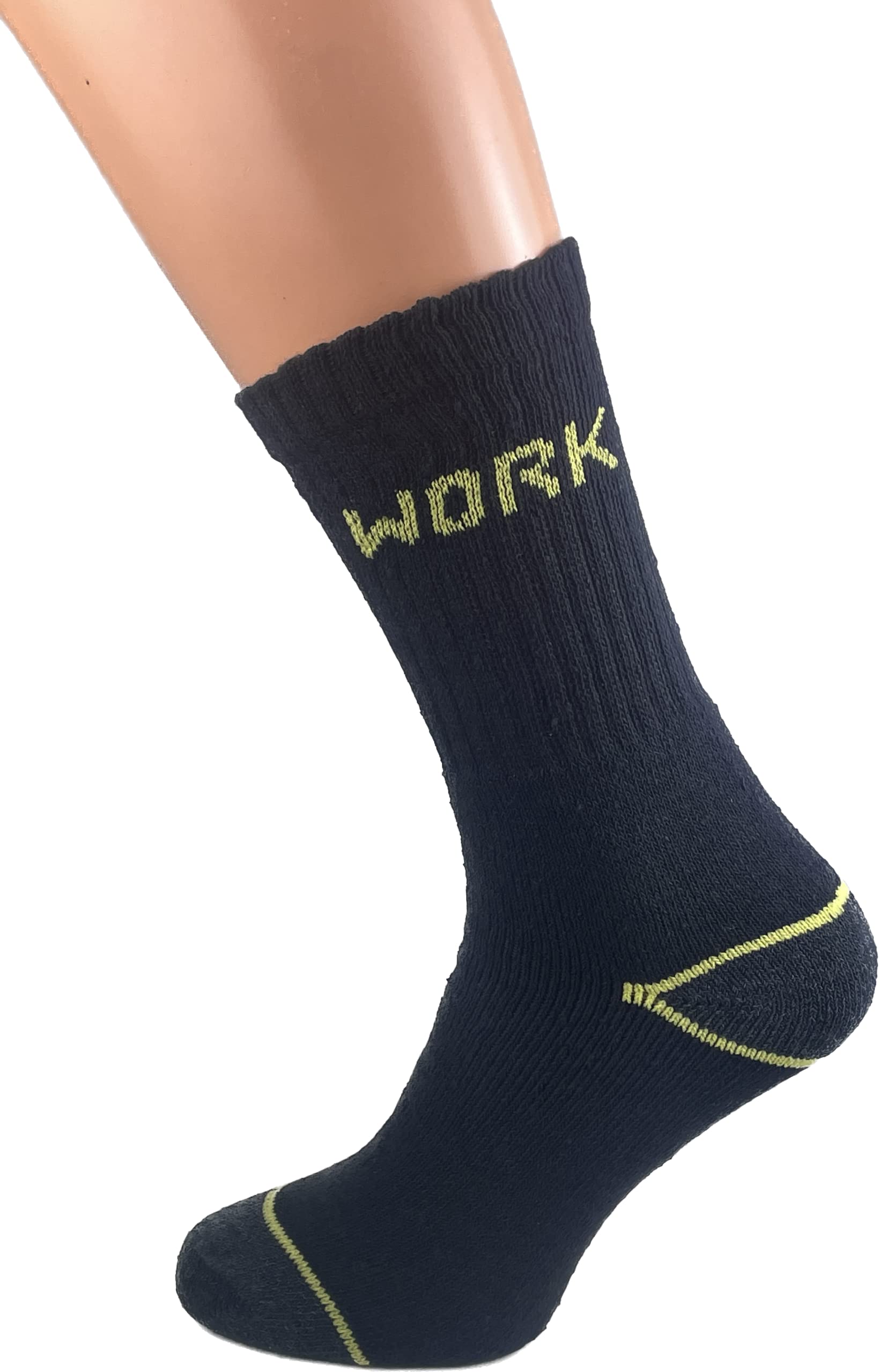 5 | 10 | 20 pares de calcetines de trabajo para hombre 43-46/39-42 de algodón para hombre, calcetines de trabajo, cálidos, estables y resistentes