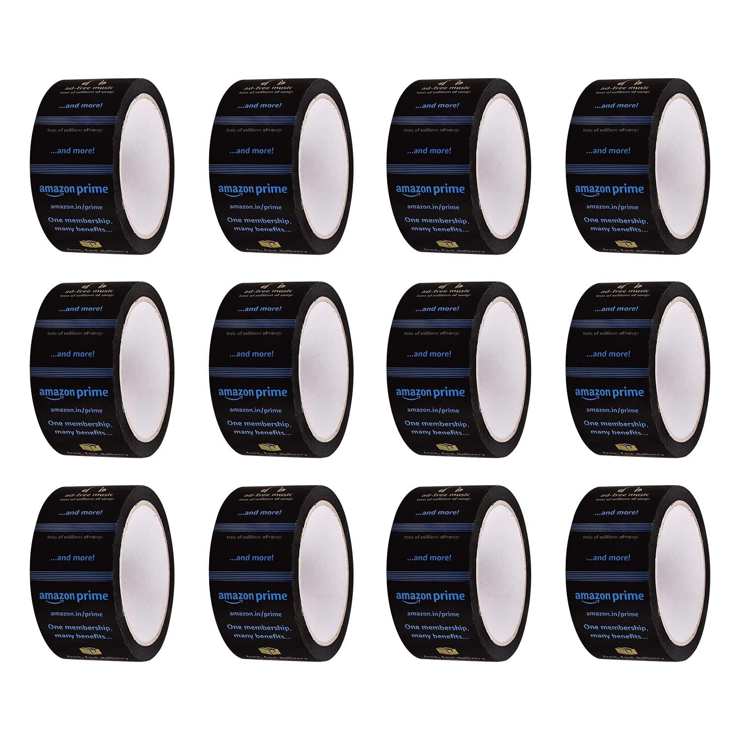 Naughty angels Amazon Brand Prime Tape Packing Transparent Tape Matte Finish Tape 40 micron (2 Inch x 65 mtr) (12) (B0BVJ55D7Z) Amazon Price History, Amazon Price Tracker