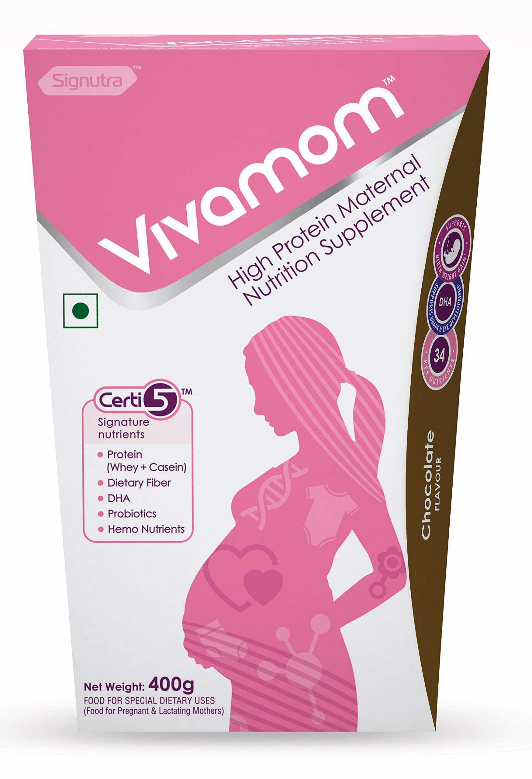 Vivamom Maternal Nutrition Supplement Powder-400Gram Bib(Chocolate) (B08JQDVMGP) Amazon Price History, Amazon Price Tracker