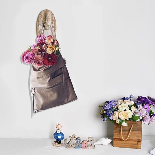 Miniatura 4 de Ganchos decorativos de madera para pared, gancho de entrada de aves marinas para bolsos, abrigos, toallas, organizador rústico montado en la pared,