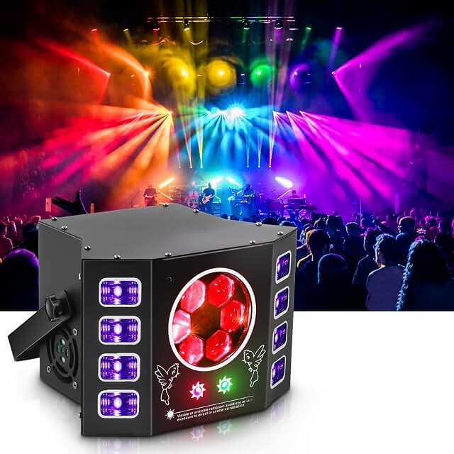 DJ Lights Bee Eye UV Strobe Stage Light