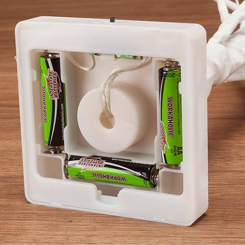 Miniatura 4 de Fox Valley Traders - Árbol artificial de 18 pulgadas para todas las estaciones, alambre blanco preiluminado